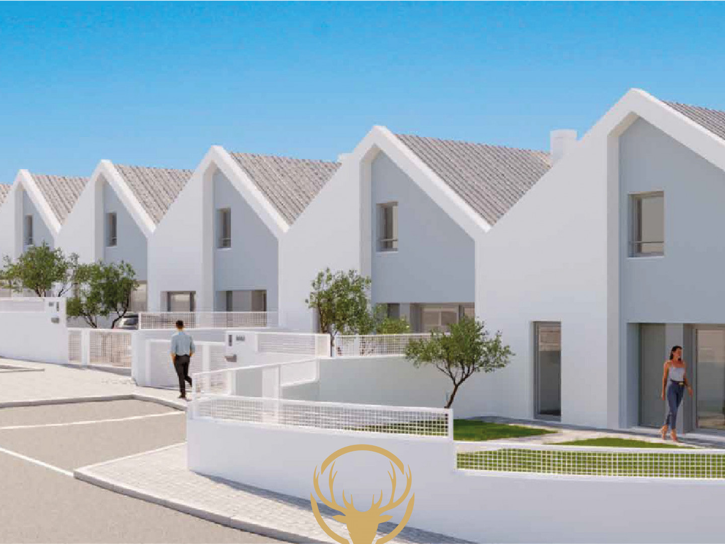 Exceptional set of 8 townhouses of contemporary  architecture in Ferragudo