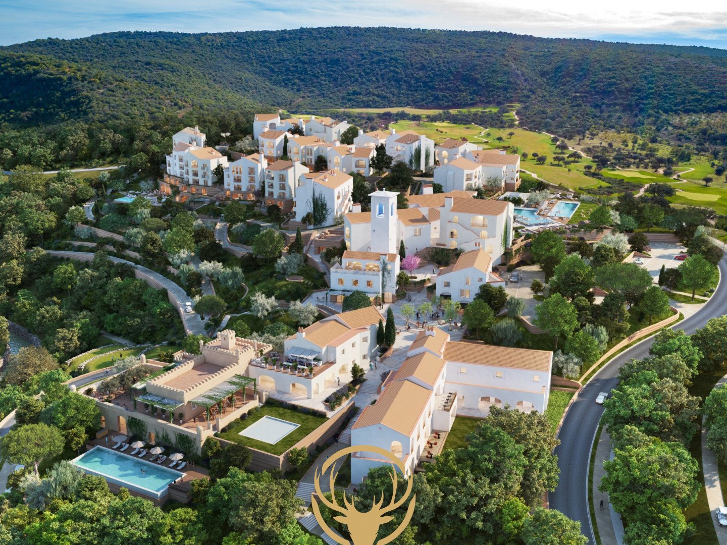 A collection of 65 one and two-bedroom apartments   in Algarvinian countryside near Loule